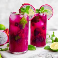 Dragon fruit mojito